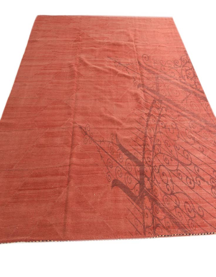 Detail image of  8' 4 x 8' 7  Hand Woven Kilim Modern Wool Square Rug