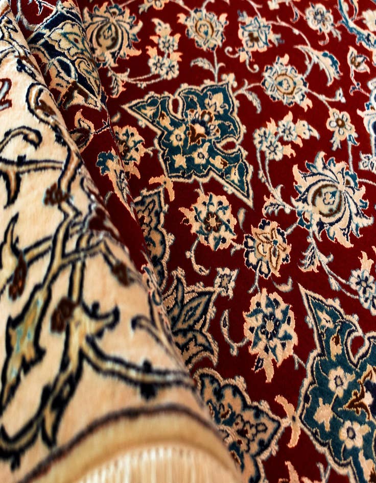 Detail image of  7' 3 x 7' 5 Nain Square Rug