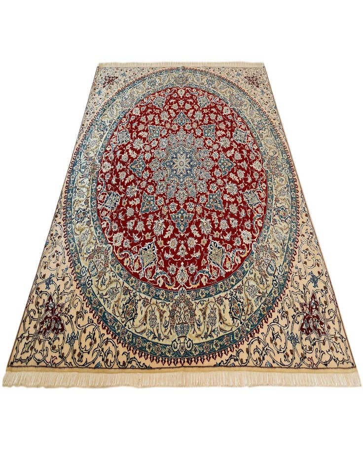 Detail image of  7' 3 x 7' 5 Nain Square Rug