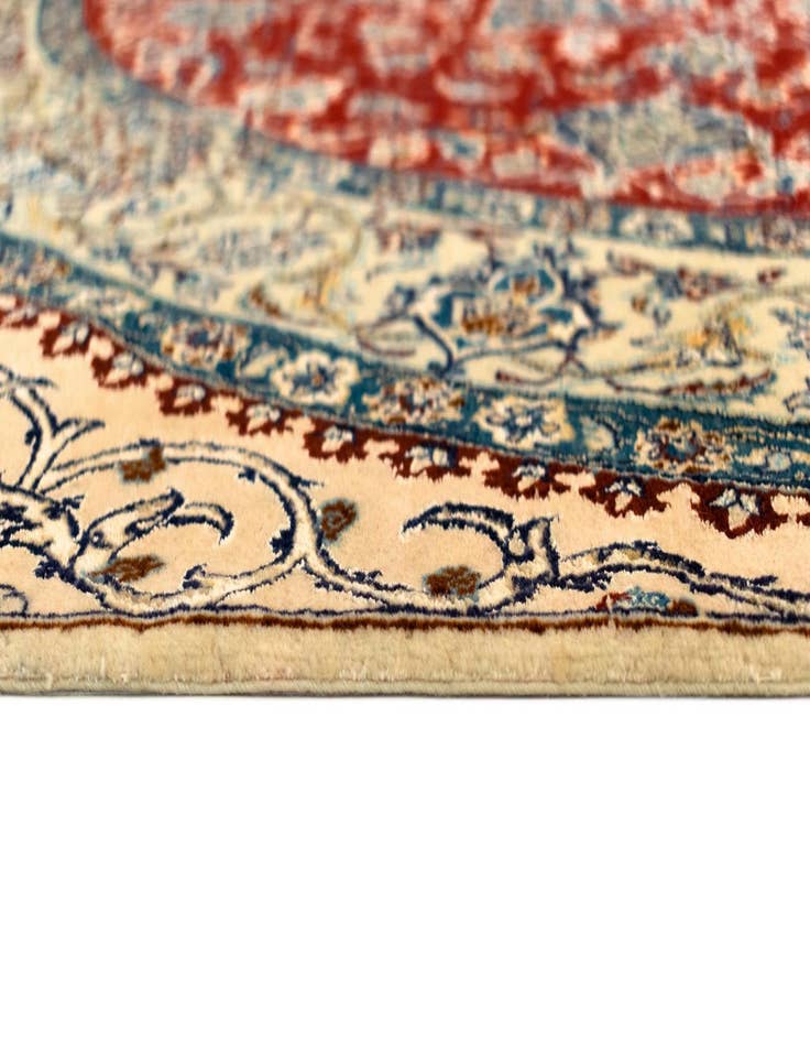 Detail image of  7' 3 x 7' 5 Nain Square Rug