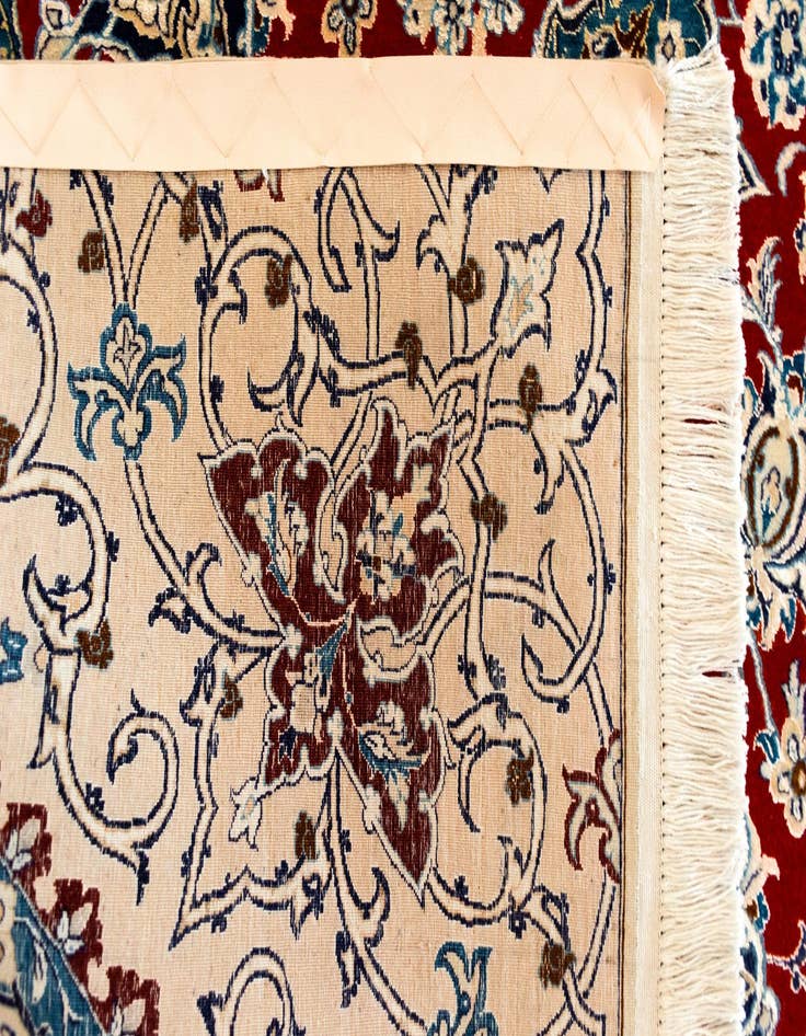 Detail image of  7' 3 x 7' 5 Nain Square Rug