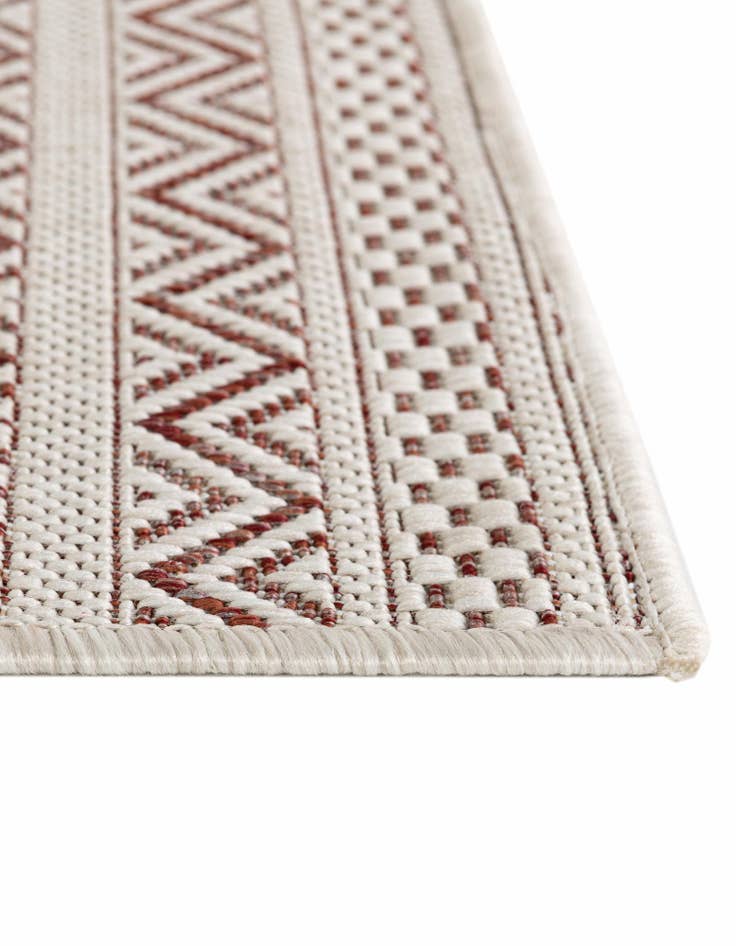 Detail image of  7' 10 x 7' 10  Washable Ribbon Indoor / Outdoor Square Rug