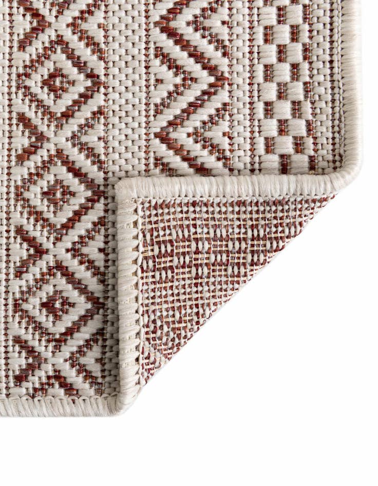 Detail image of  7' 10 x 7' 10  Washable Ribbon Indoor / Outdoor Square Rug