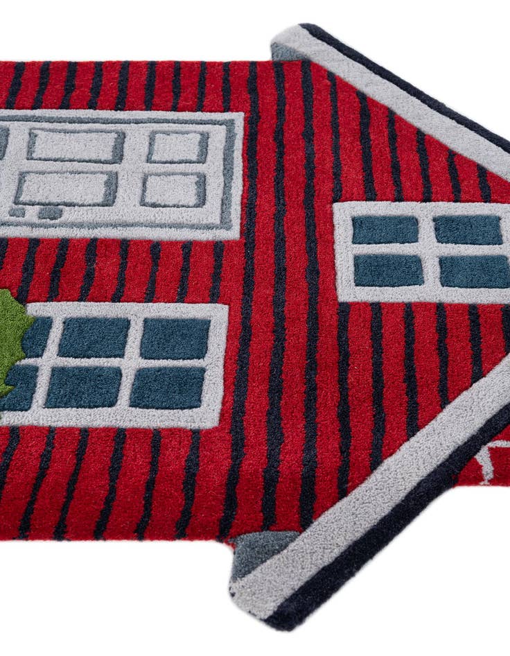 Detail image of  3' x 3' 1 Playtime Kids Wool Square Rug