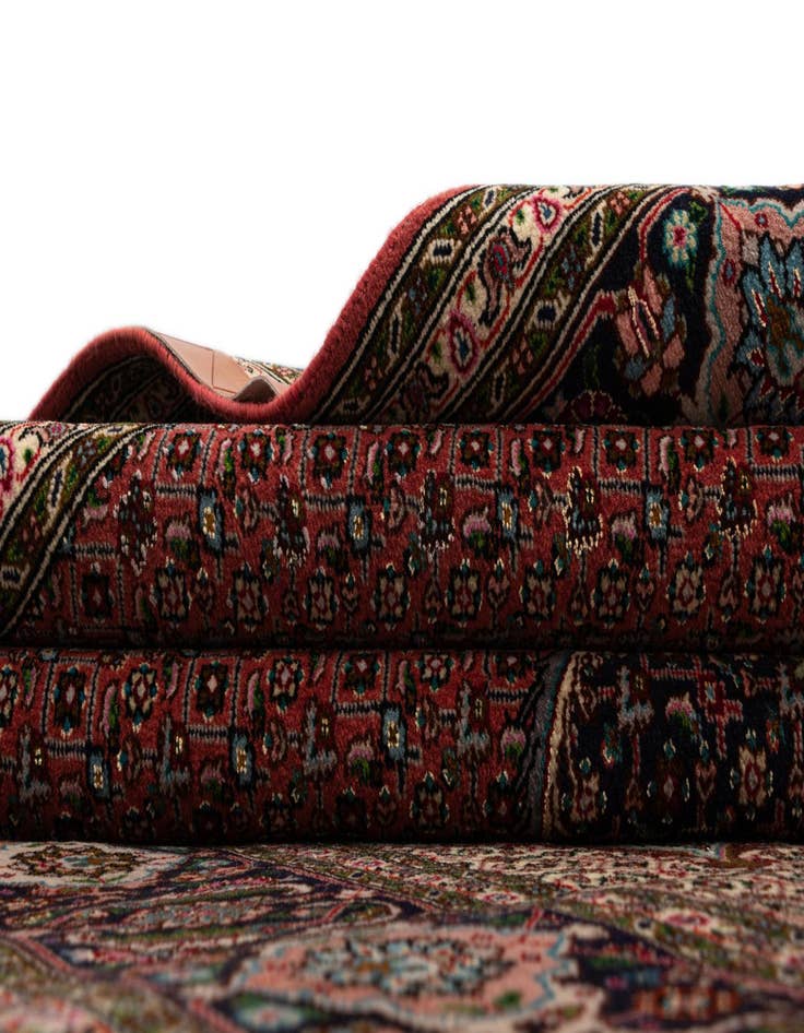 Detail image of  6' 9 x 6' 11 Tabriz Mahi Square Rug