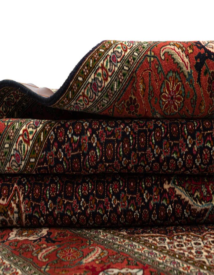 Detail image of  6' 8 x 6' 9 Tabriz Mahi Square Rug