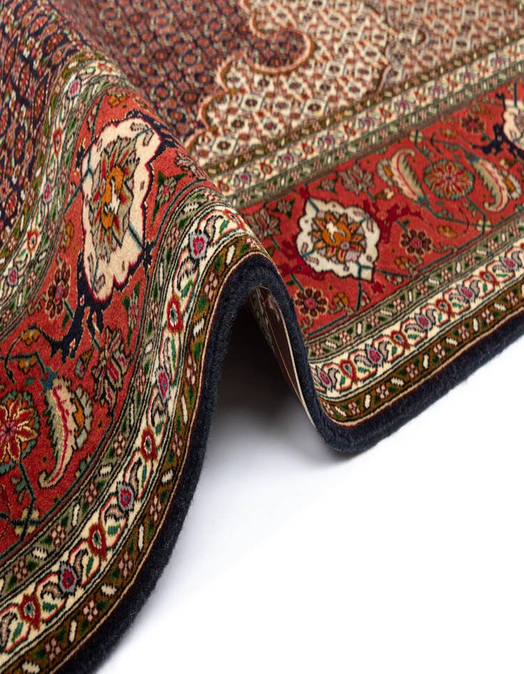 Detail image of  6' 8 x 6' 9 Tabriz Mahi Square Rug