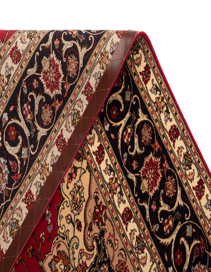 Detail image of  6' 6 x 6' 8 Tabriz Square Rug