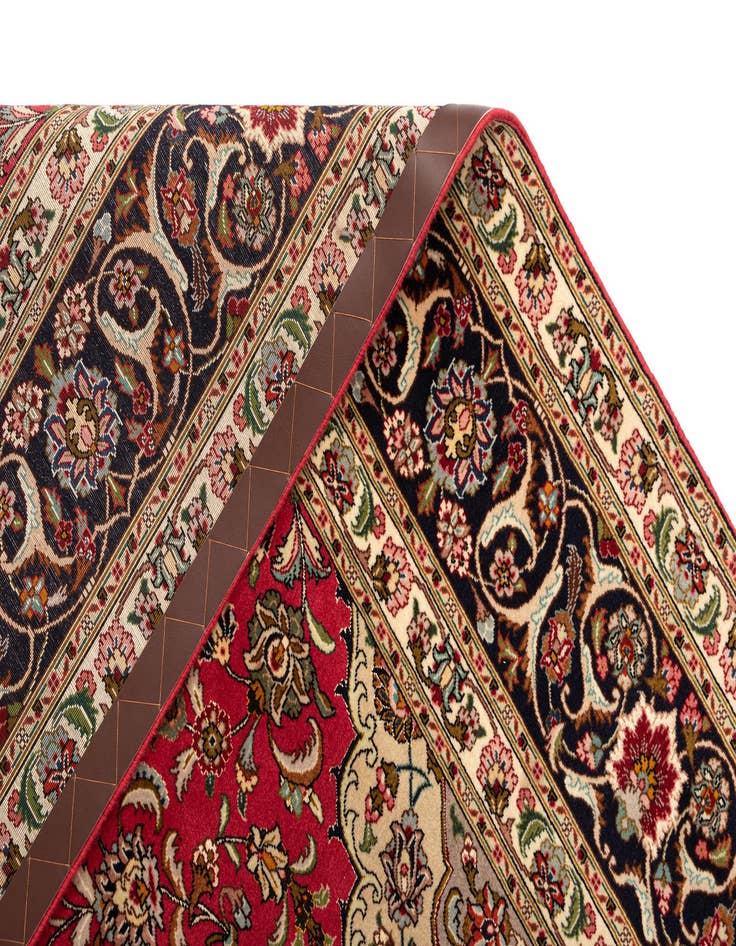 Detail image of  6' 7 x 7' 1 Tabriz Square Rug