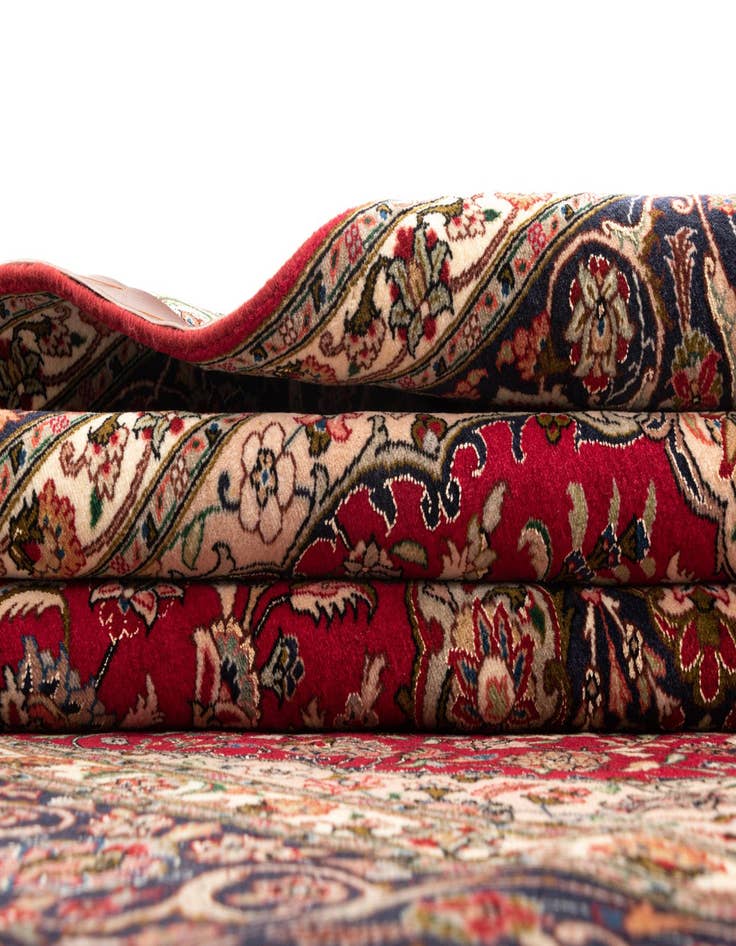 Detail image of  6' 8 x 6' 9 Tabriz Square Rug