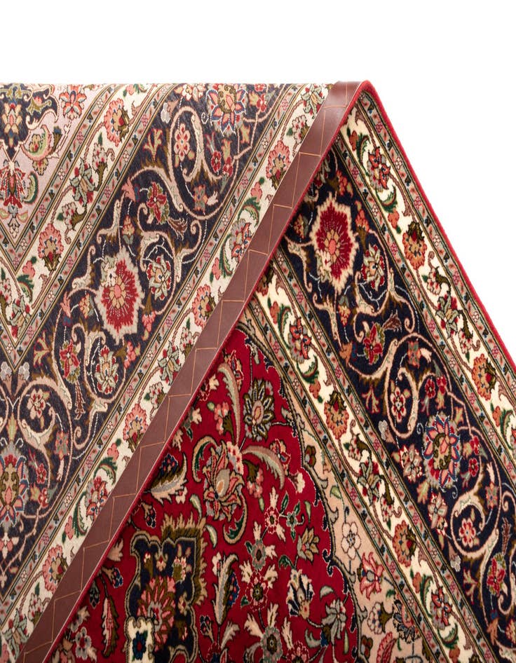 Detail image of  6' 8 x 6' 9 Tabriz Square Rug