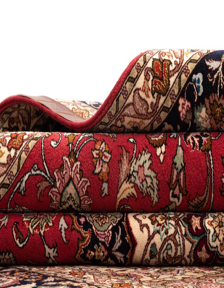 Detail image of  6' 8 x 6' 9 Tabriz Square Rug