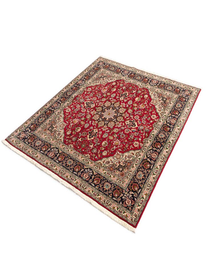 Detail image of  6' 8 x 7' 2 Tabriz Square Rug