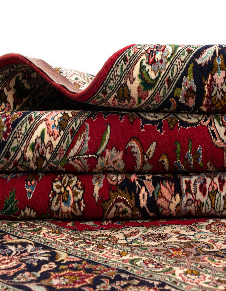 Detail image of  6' 8 x 7' 2 Tabriz Square Rug