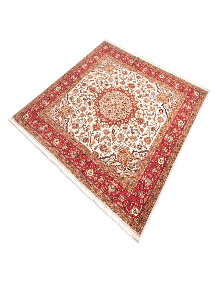 Detail image of  6' 9 x 6' 9 Tabriz Square Rug