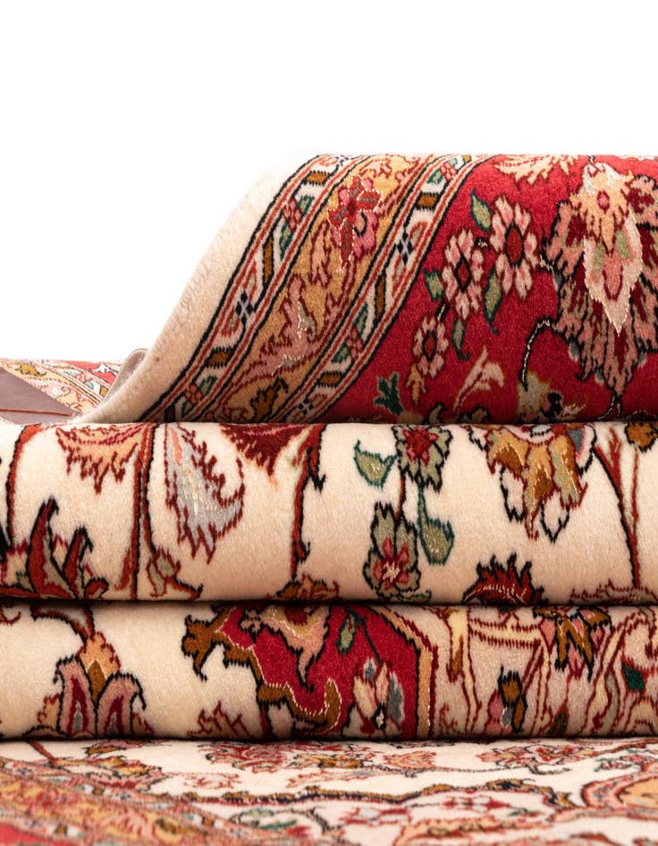 Detail image of  6' 9 x 6' 9 Tabriz Square Rug