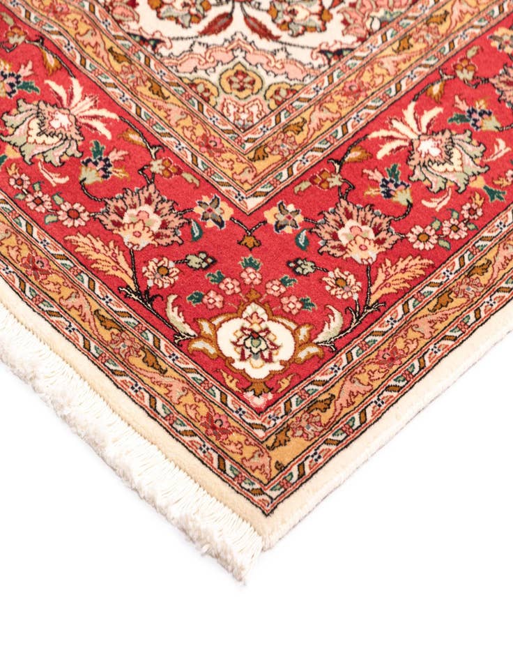 Detail image of  6' 9 x 6' 9 Tabriz Square Rug