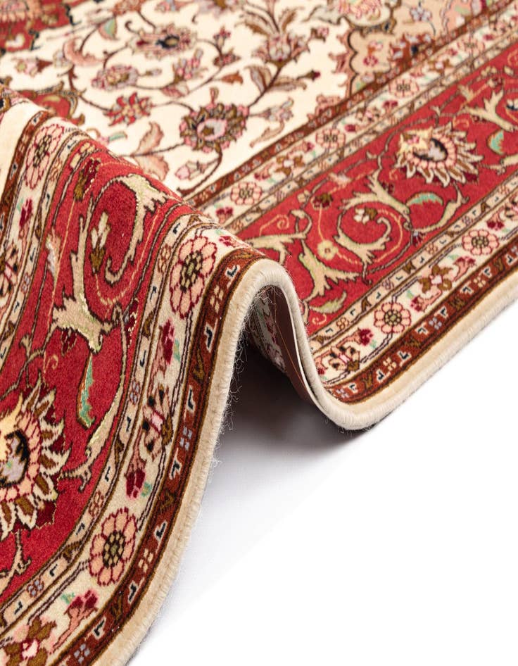 Detail image of  6' 9 x 7' Tabriz Square Rug