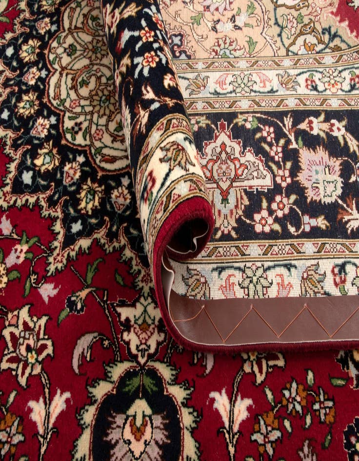 Detail image of  6' 7 x 6' 7 Tabriz Square Rug