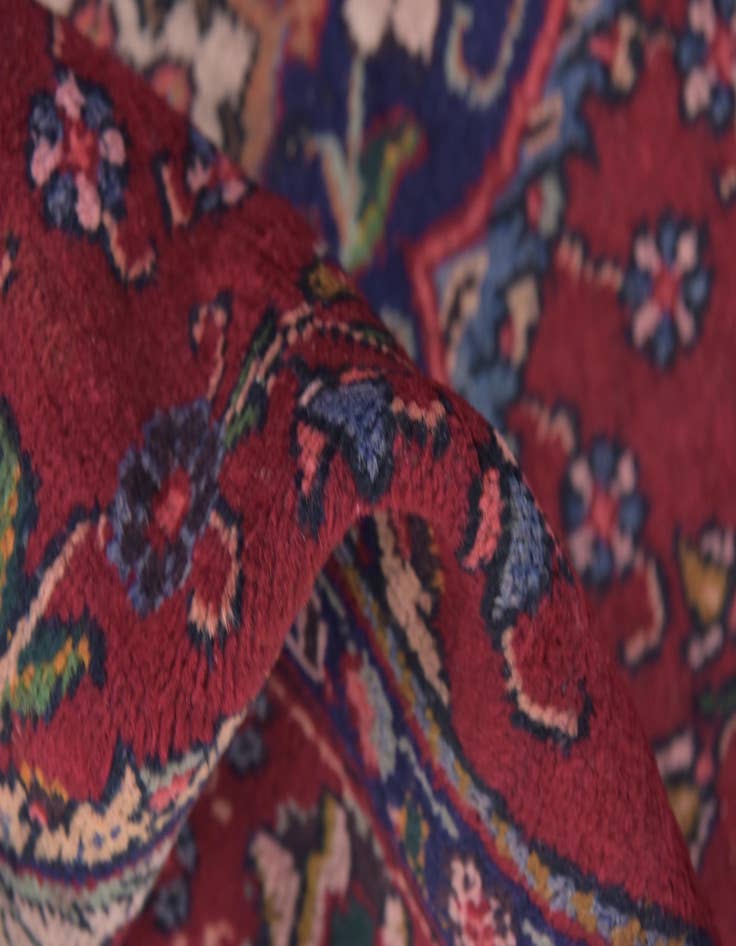 Detail image of  4' 7 x 5' Tabriz Wool Square Rug