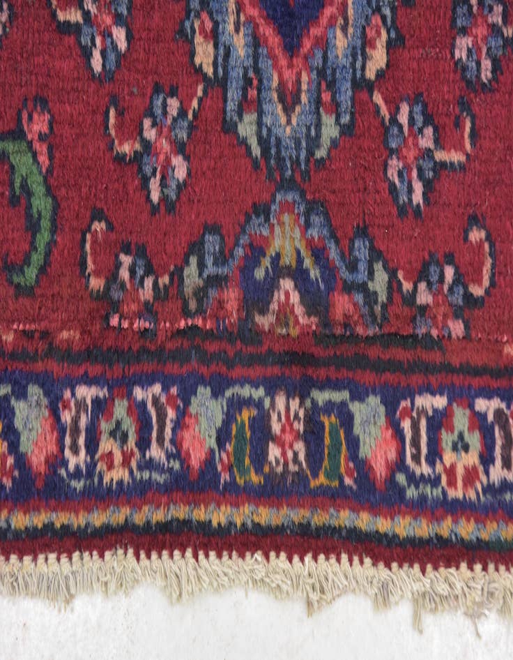 Detail image of  4' 7 x 5' Tabriz Wool Square Rug