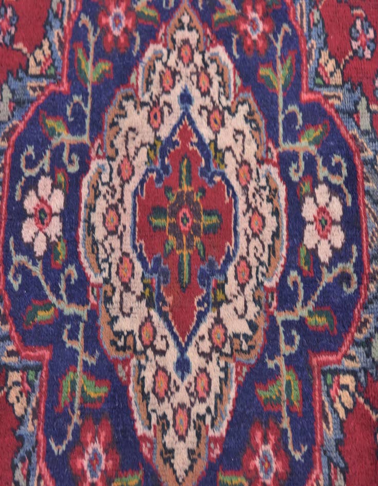 Detail image of  4' 7 x 5' Tabriz Wool Square Rug
