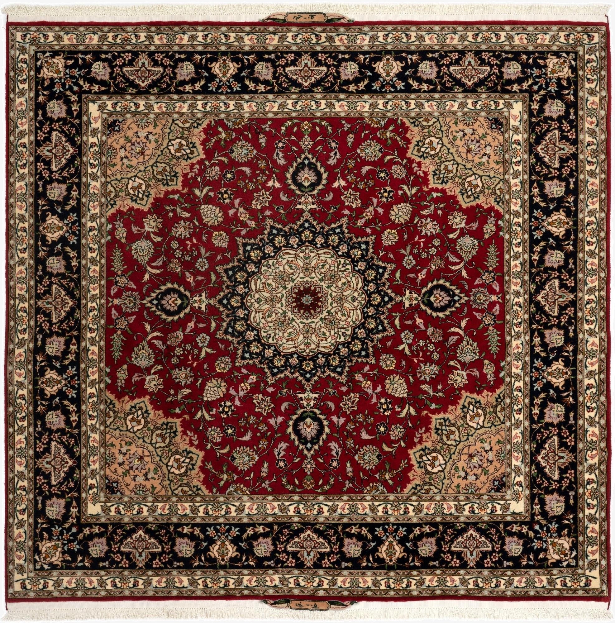  6' 7 x 6' 7 Tabriz Square Rug