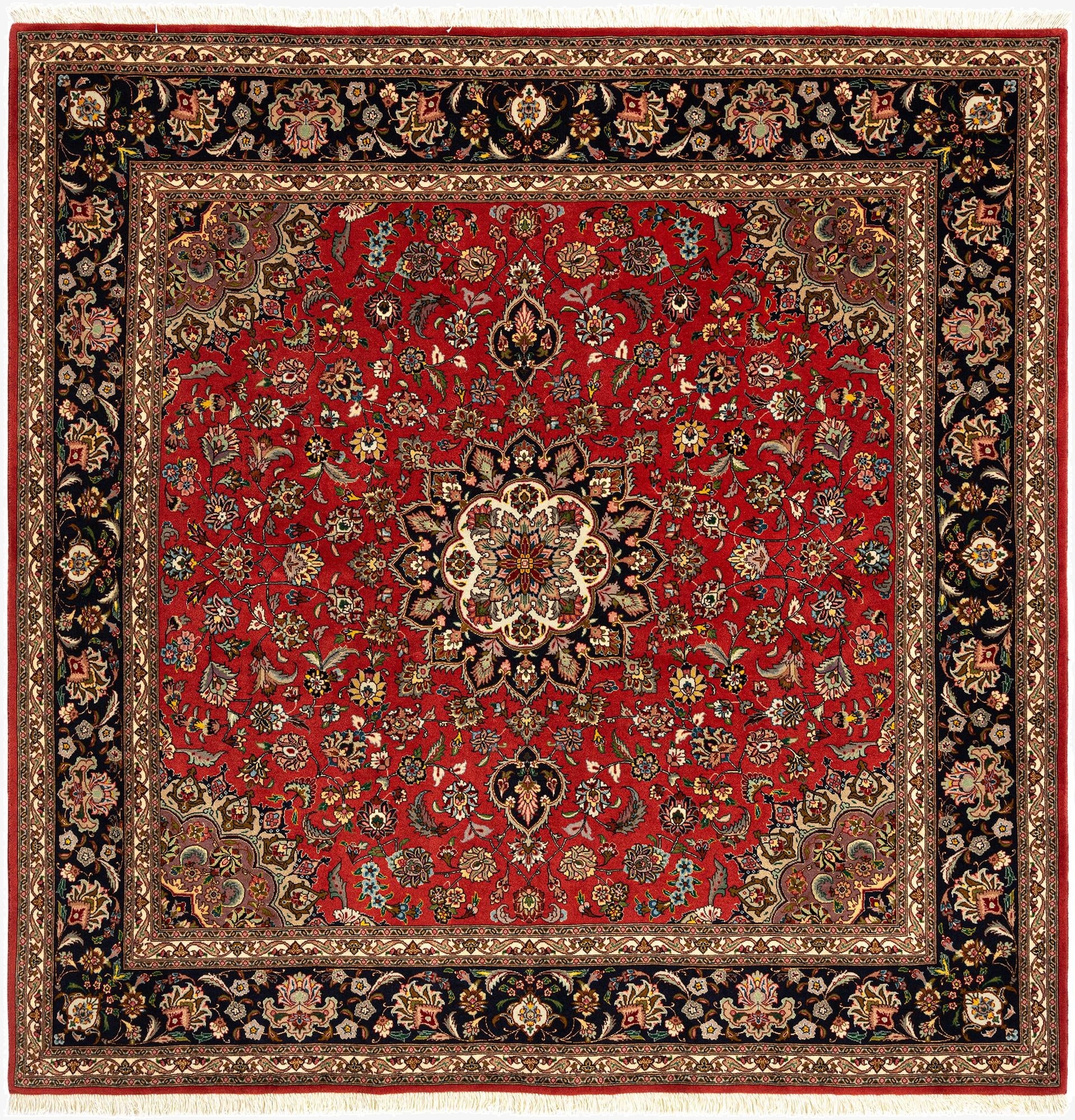  6' 8 x 6' 8 Tabriz Square Rug
