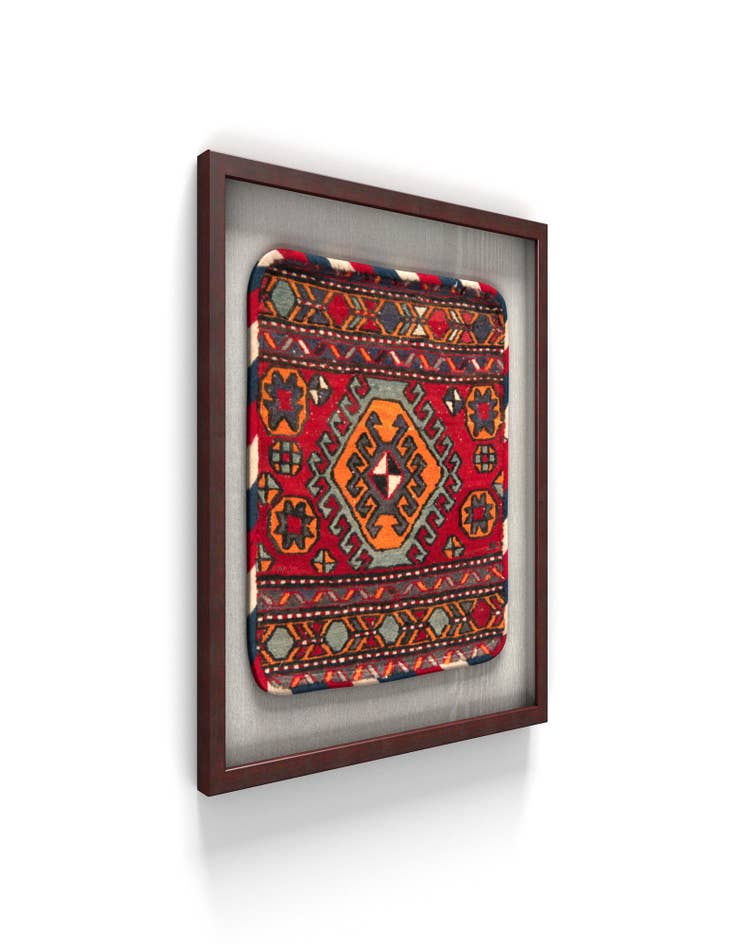 Detail image of  1' 6 x 1' 7 Textile Wall Art Square Rug