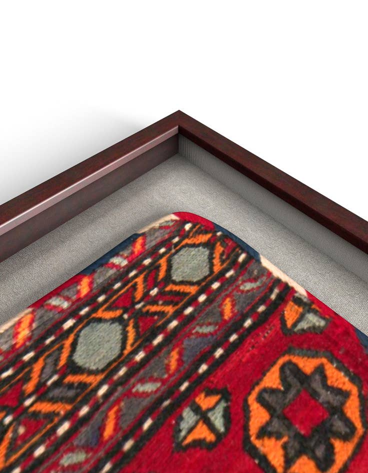 Detail image of  1' 6 x 1' 7 Textile Wall Art Square Rug