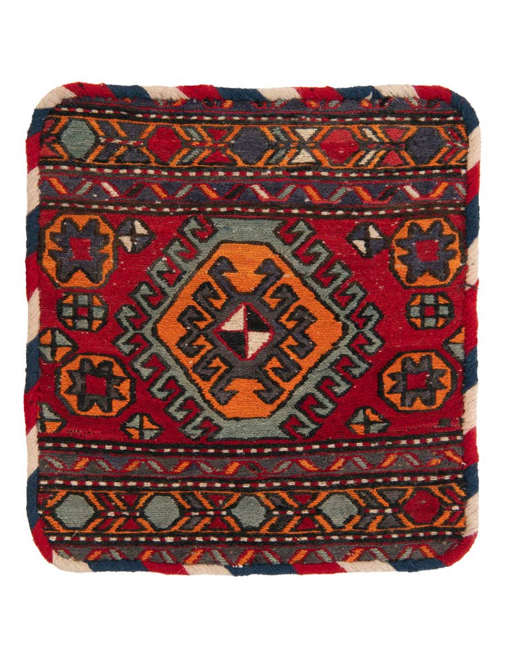 Detail image of  1' 6 x 1' 7 Textile Wall Art Square Rug