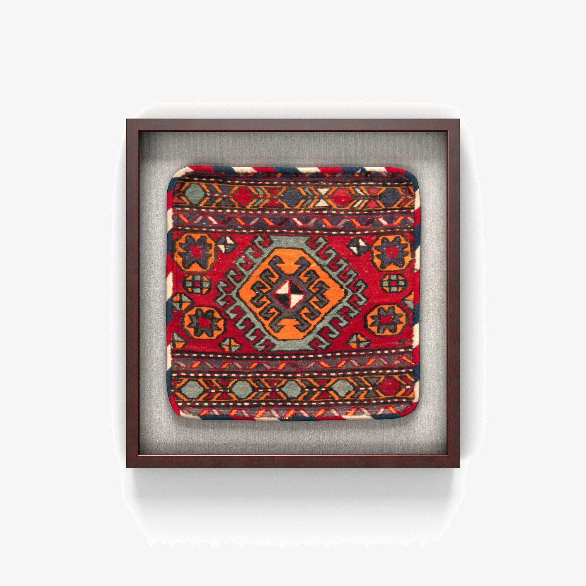  1' 6 x 1' 7 Textile Wall Art Square Rug