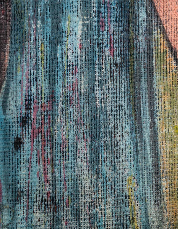 Detail image of  3' 4 x 3' 8  Hand Knotted Ultra Vintage Persian Wool Square Rug