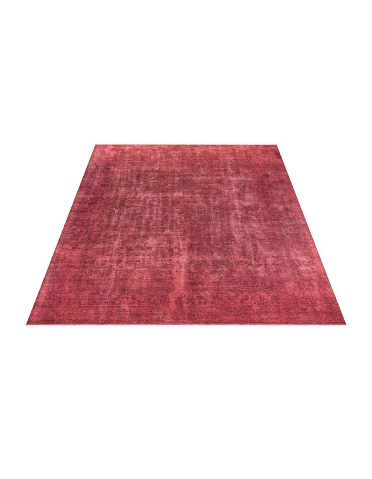 Detail image of  11' 2 x 12' 5  Hand Knotted Ultra Vintage Persian Wool Square Rug