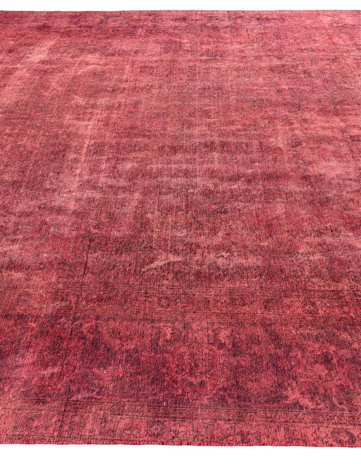 Detail image of  11' 2 x 12' 5  Hand Knotted Ultra Vintage Persian Wool Square Rug