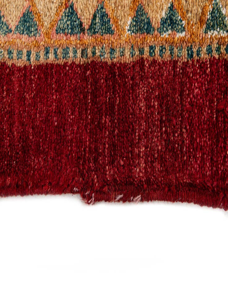 Detail image of  6' 2 x 6' 3  Hand Knotted Ziegler Wool Square Rug