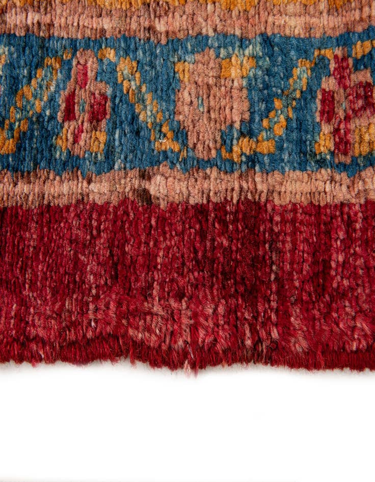Detail image of  6' 1 x 6' 6  Hand Knotted Ziegler Wool Square Rug