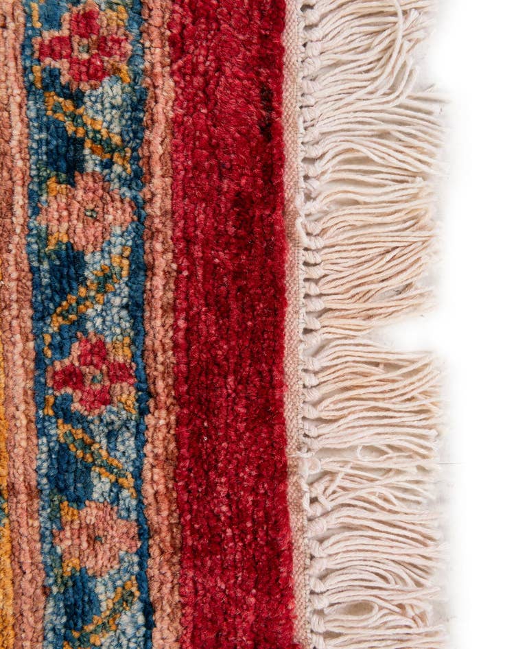 Detail image of  6' 1 x 6' 6  Hand Knotted Ziegler Wool Square Rug