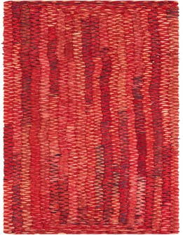 Detail image of  1' 2 x 10'  Hand Braided Chindi Table Runner Rug