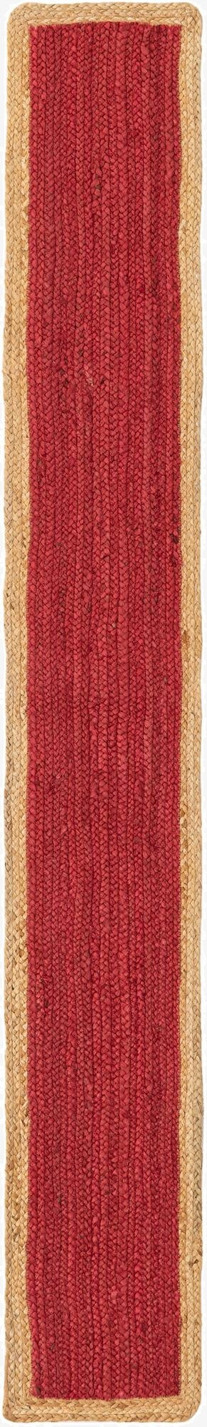  1' 2 x 8' 2  Hand Braided Jute Table Runner Rug