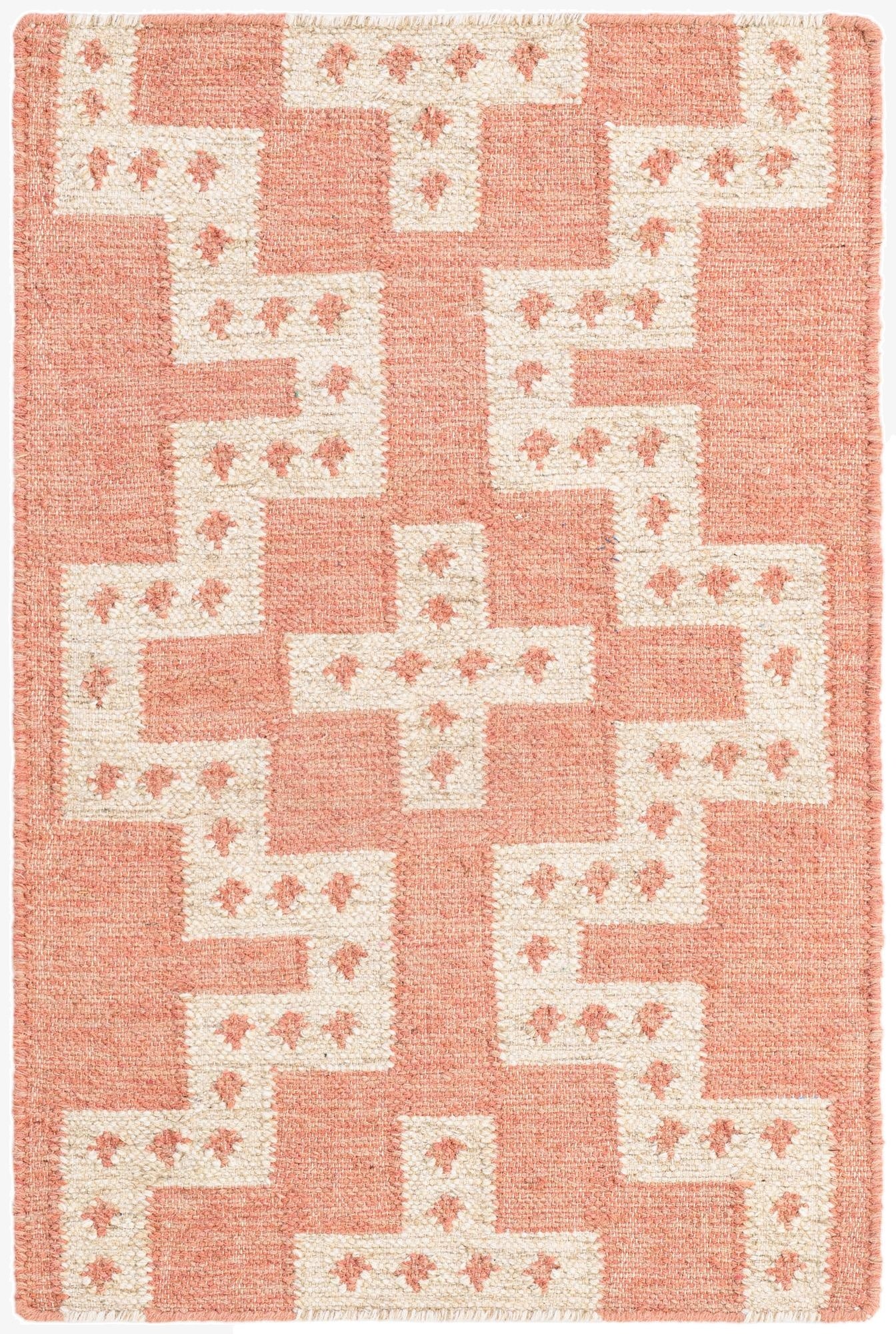  2' x 3' 1  Hand Woven Kilim Wool Rug