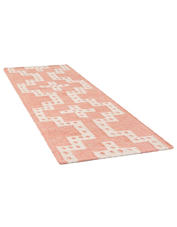 Detail image of  2' x 6' 1  Hand Woven Kilim Wool Runner Rug