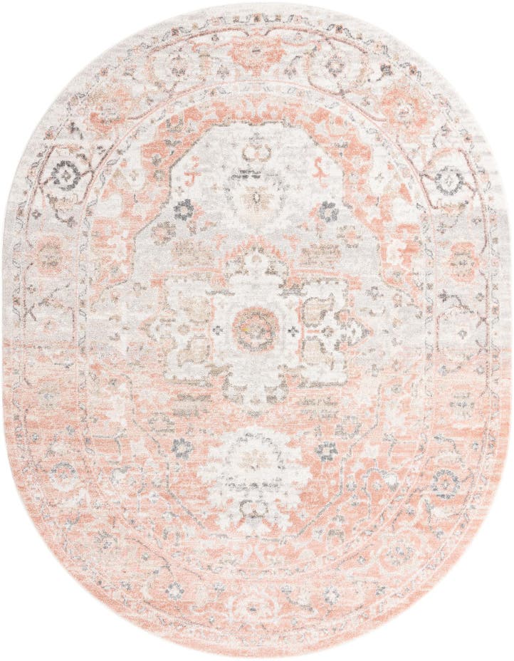  7' 10 x 10' Madeline Vintage Oval Rug
