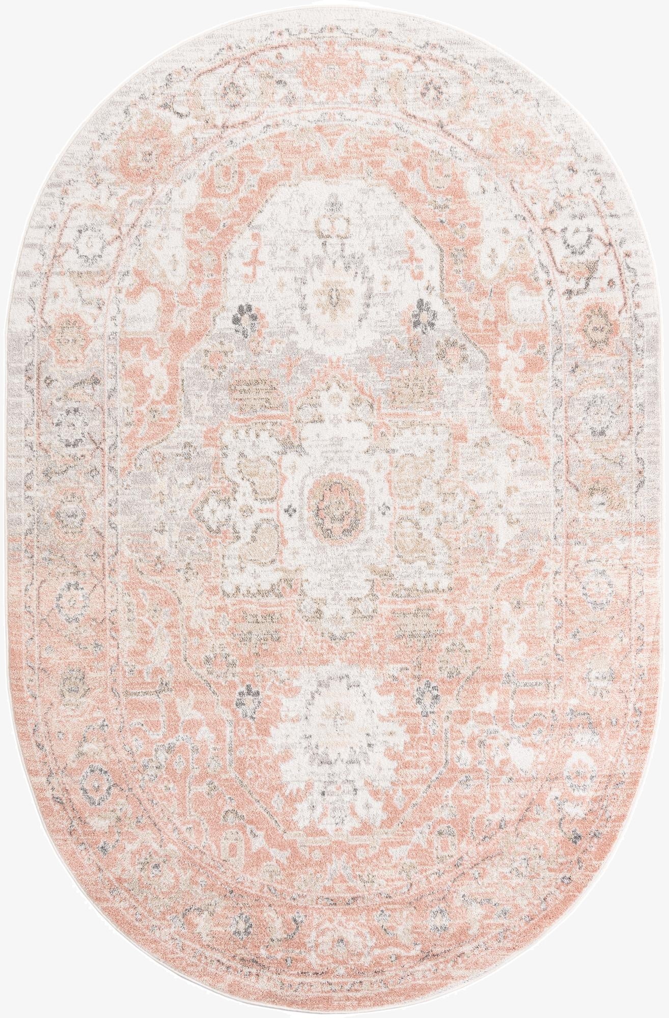  6' x 9' Madeline Vintage Oval Rug