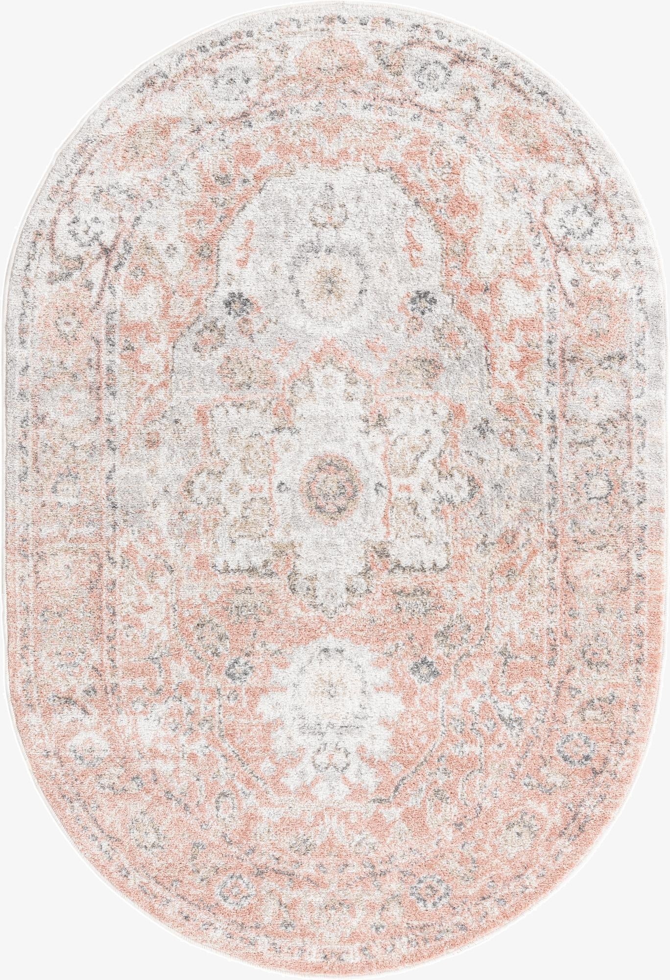  2' x 3' Madeline Vintage Oval Rug
