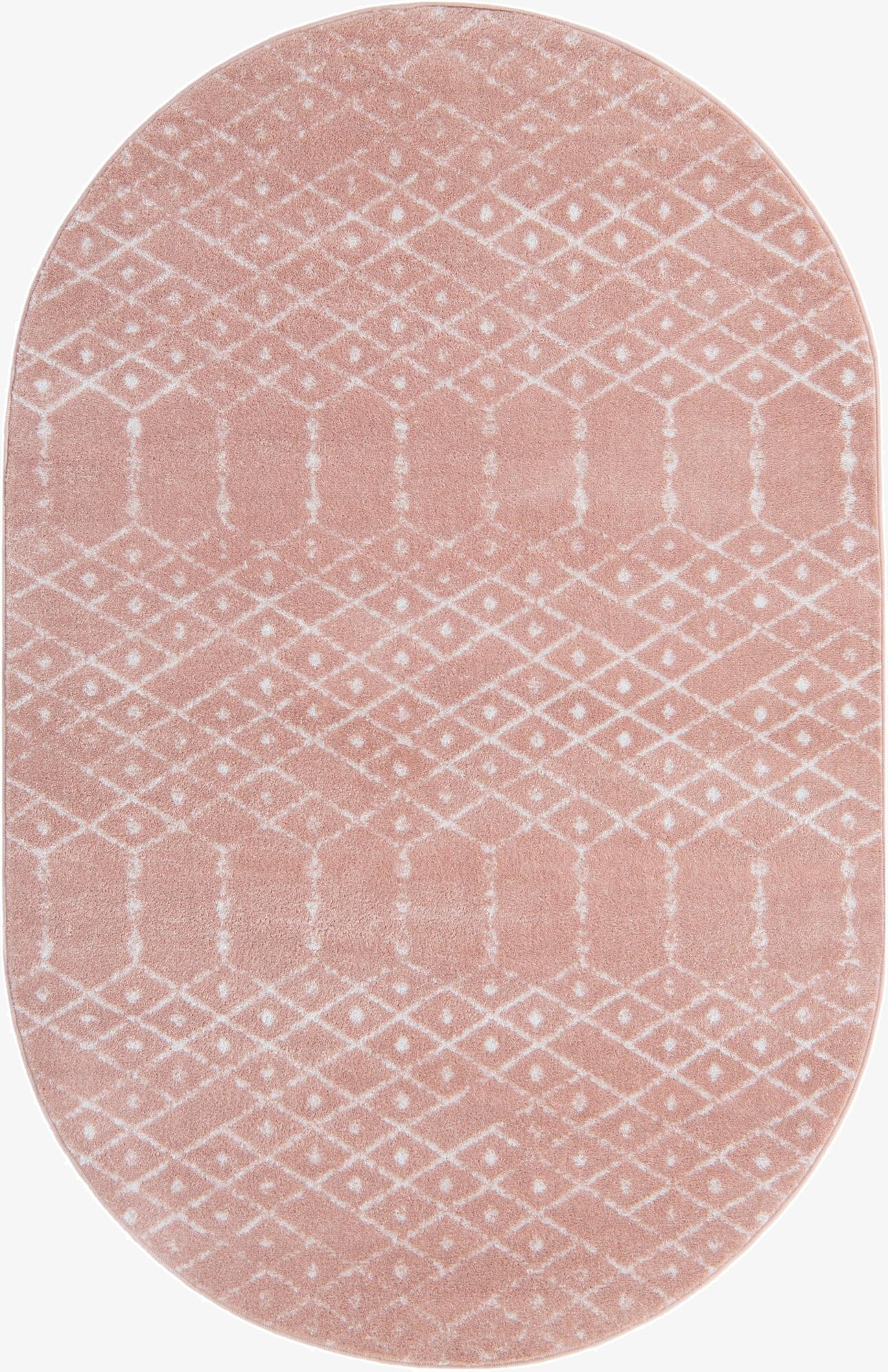  5' 3 x 8' Paxon Trellis Oval Rug