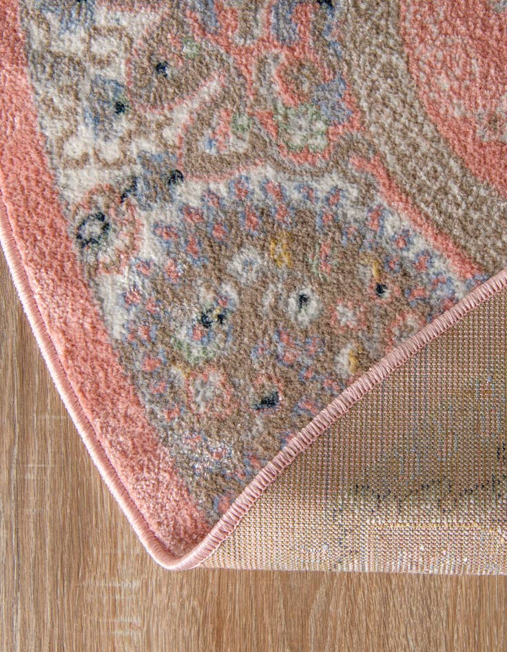 Detail image of  5' 3 x 5' 3 Kamala Washable Round Rug
