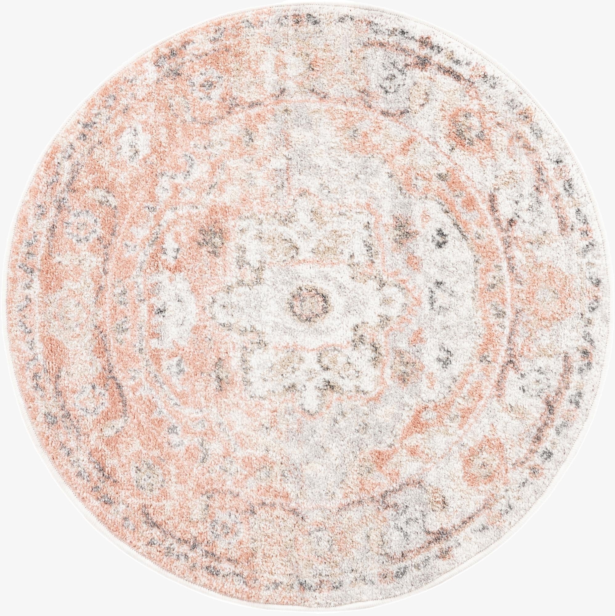  3' x 3' Madeline Vintage Round Rug