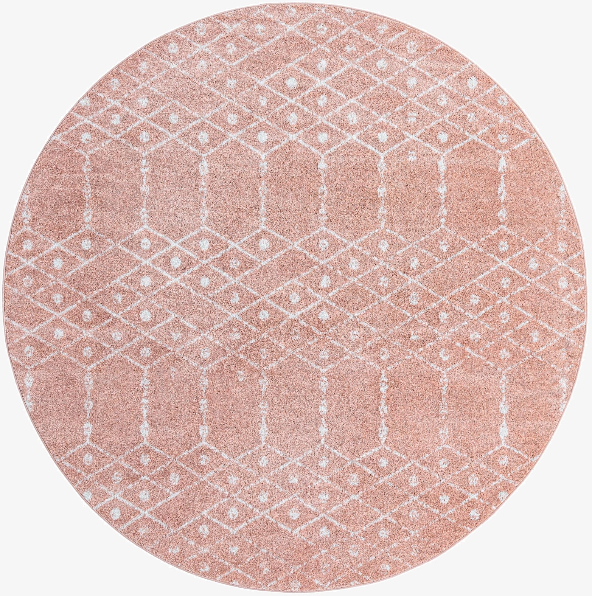  5' 3 x 5' 3 Paxon Trellis Round Rug