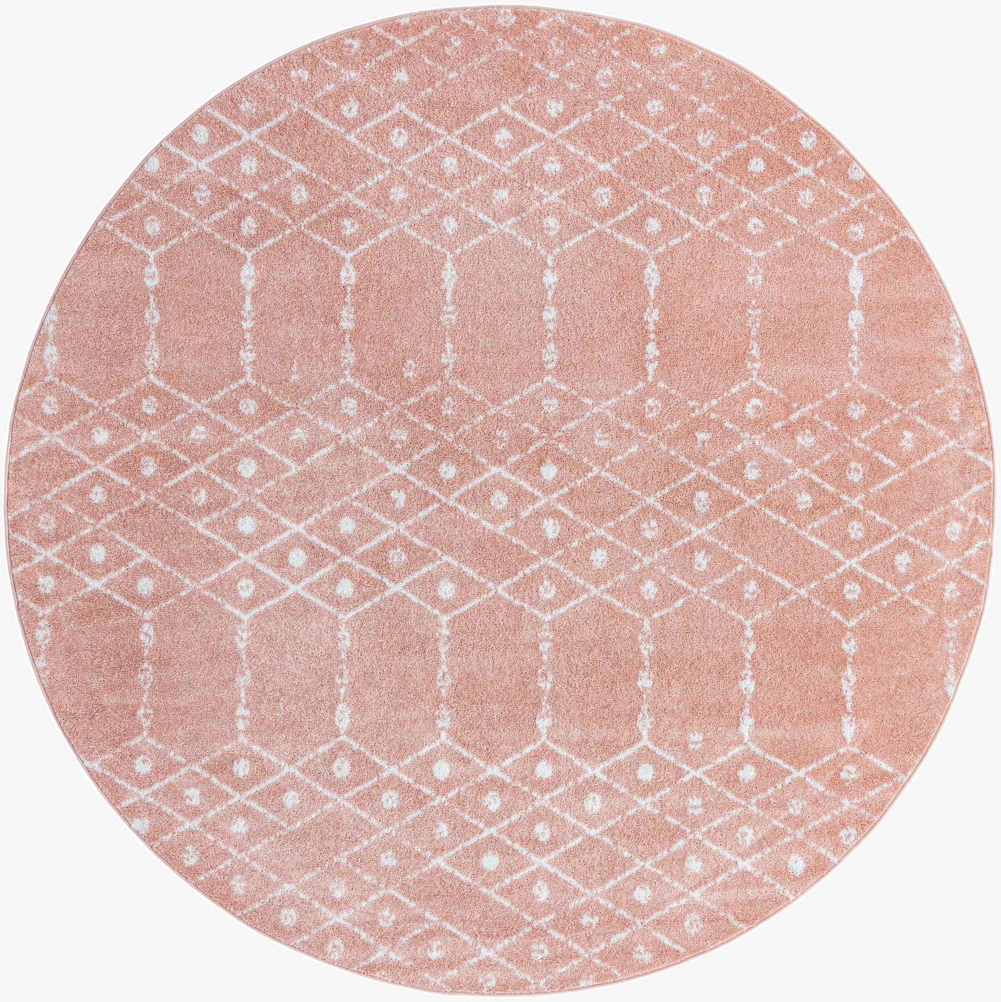  7' 10 x 7' 10 Paxon Trellis Round Rug